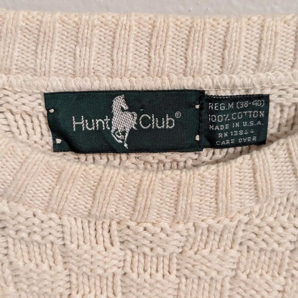 Vintage 90s Hunt Clubs Mens knit sweater - Picture 2 of 6